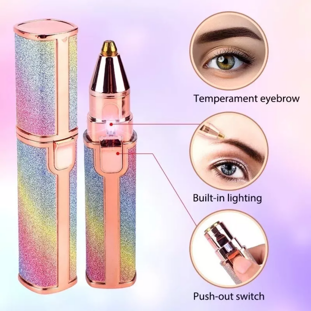 💖 Depilador Facial y de Cejas 2 en 1 | Recargable, Portátil y Sin Dolor