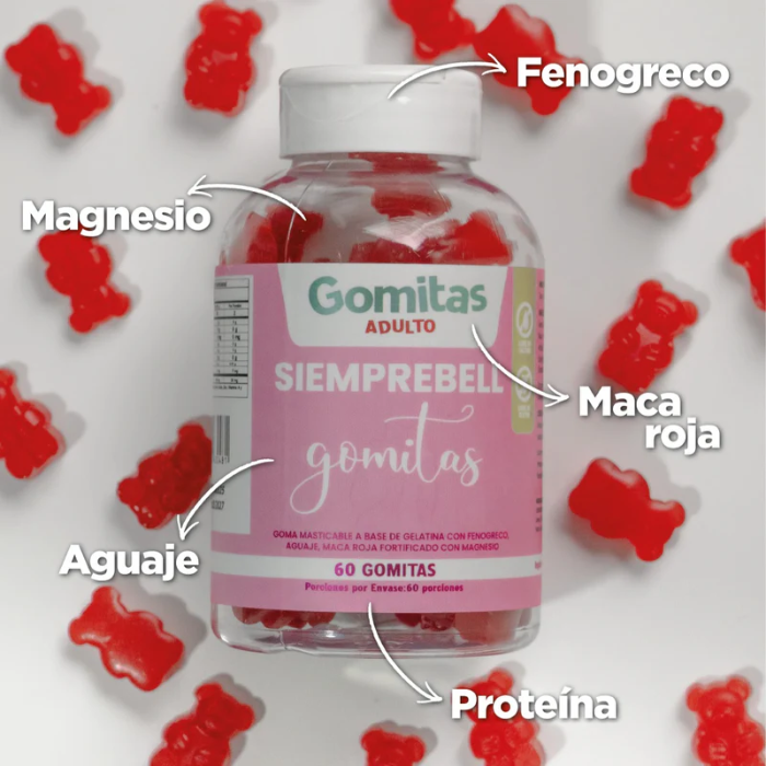 GOMITAS SIEMPREBELL ADULTO X 1 UND